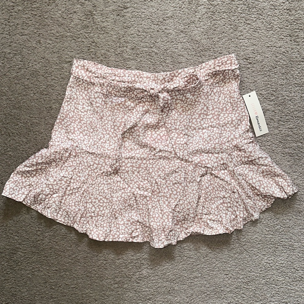 Urban Romantics Pink Leopard Skirt